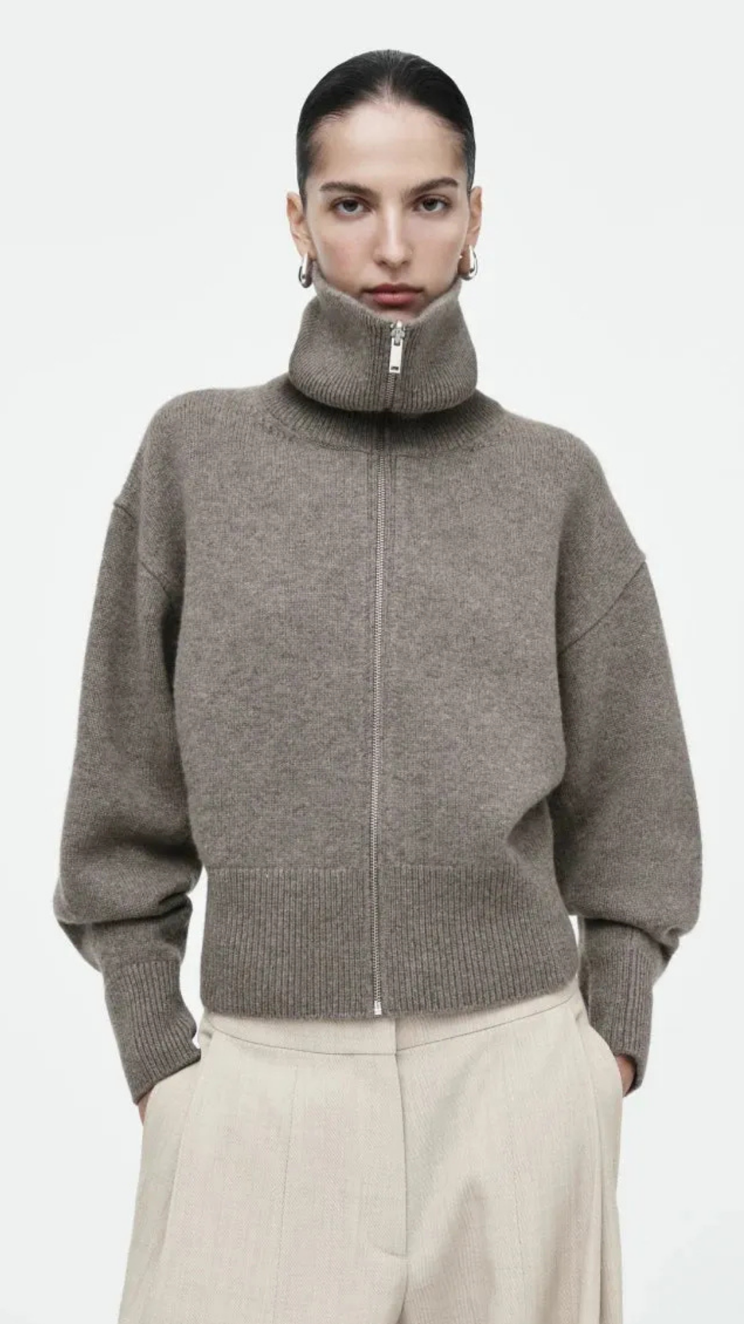 EtherealMD™ Cinch Waist Knit Pilot Jacket – Winter Collection