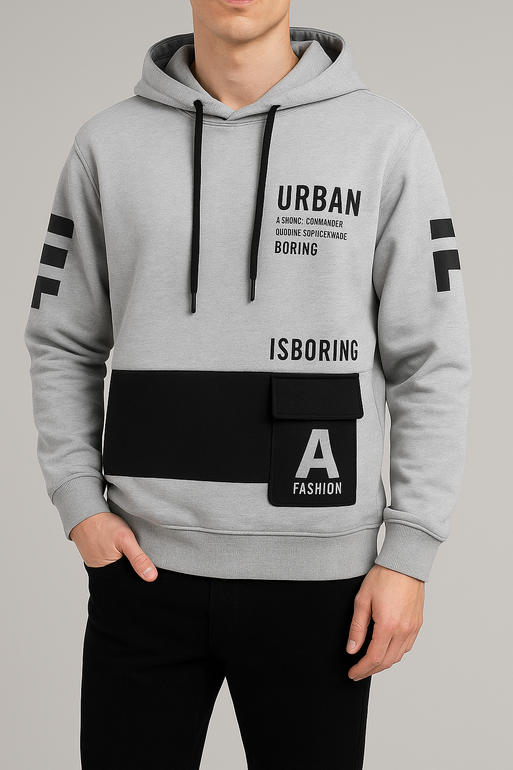 Men’s Autumn/Winter Harajuku Graphic Sweatshirt – Streetwear Hoodie