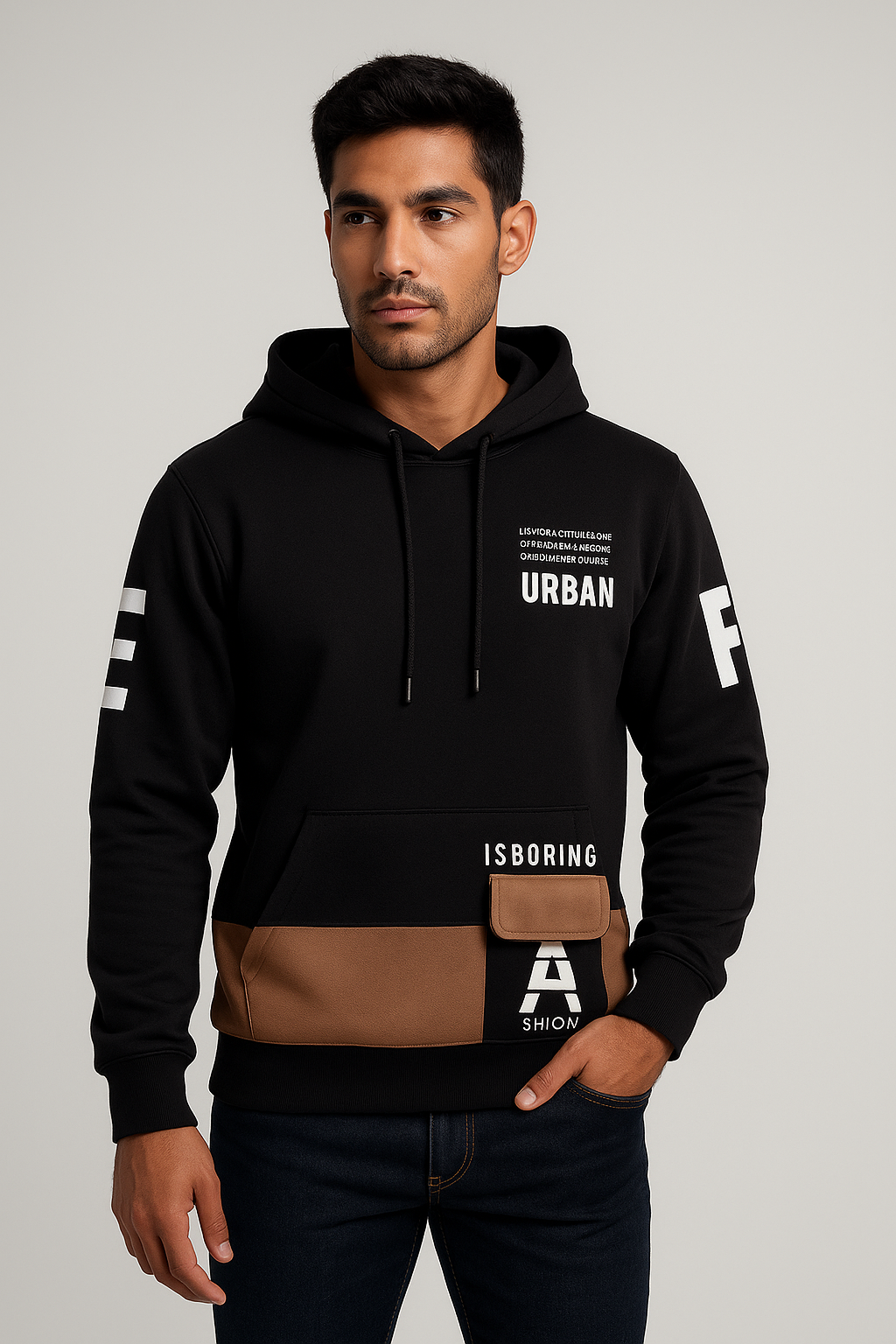 Men’s Autumn/Winter Harajuku Graphic Sweatshirt – Streetwear Hoodie