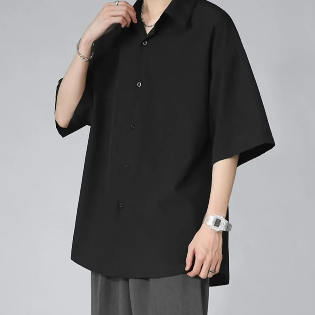 Men’s Ice Silk Short Sleeve Shirt