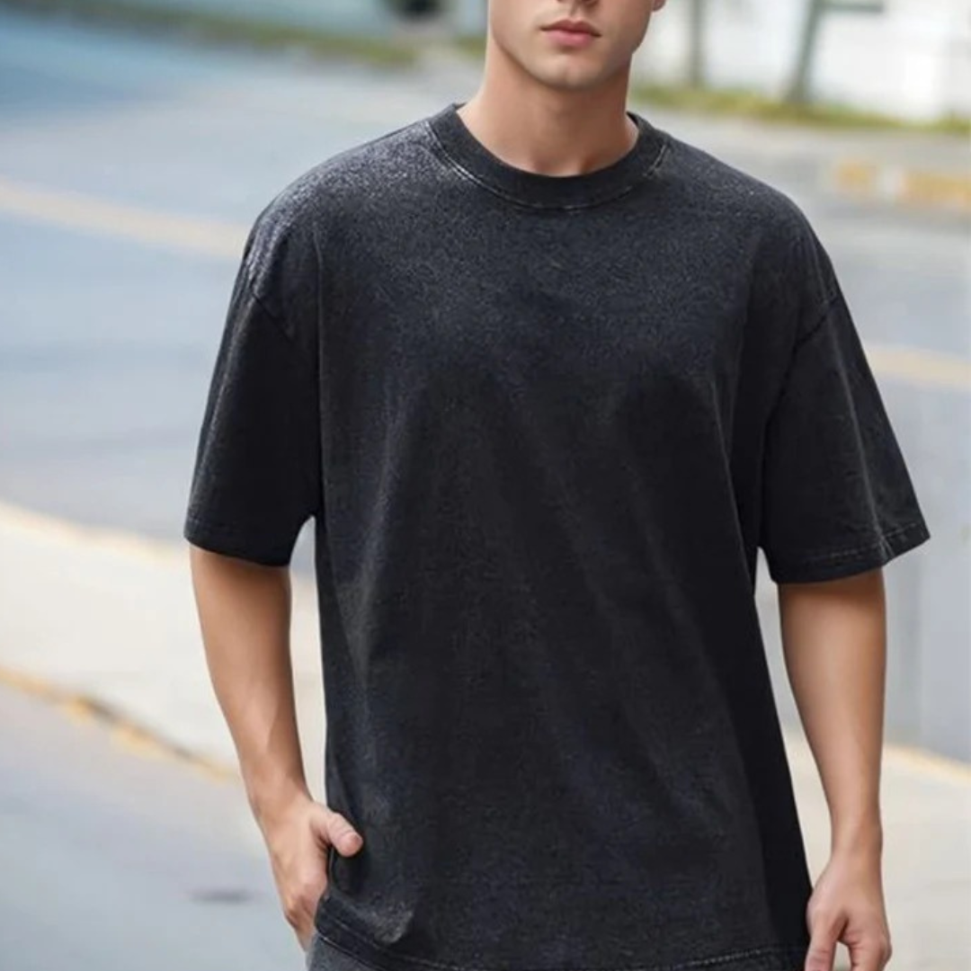 Men’s Summer Vintage Washed T-Shirt