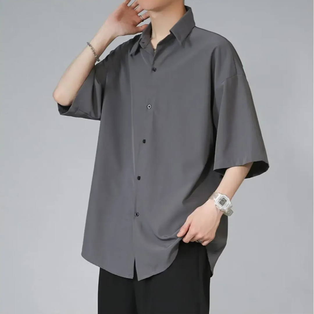 Men’s Ice Silk Short Sleeve Shirt