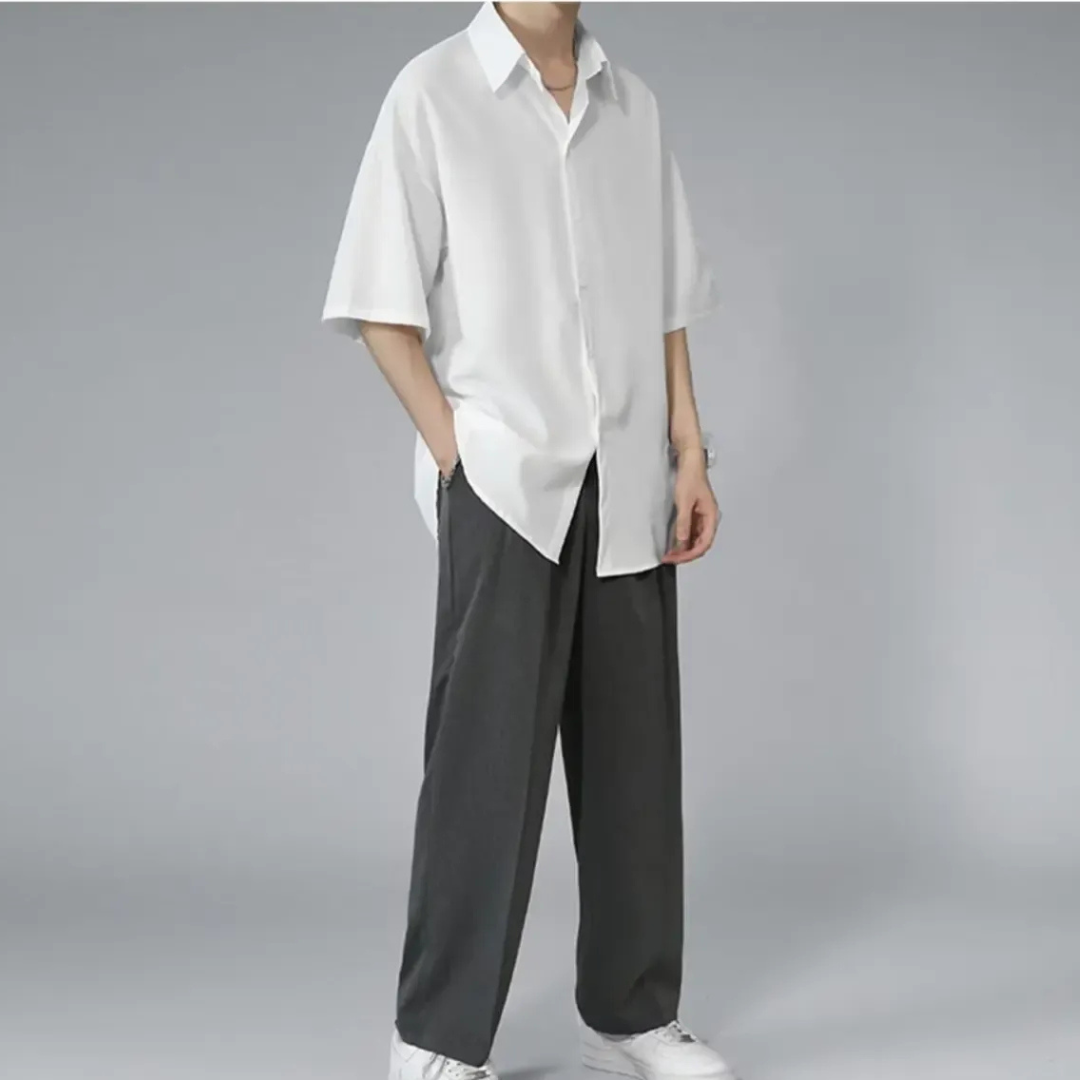 Men’s Ice Silk Short Sleeve Shirt