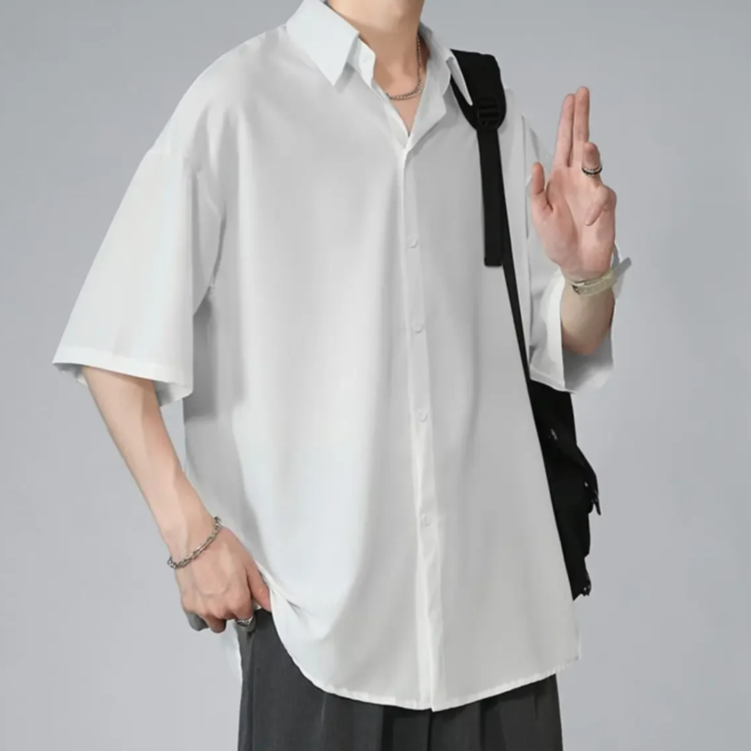 Men’s Ice Silk Short Sleeve Shirt