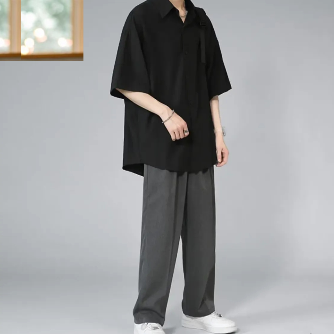 Men’s Ice Silk Short Sleeve Shirt