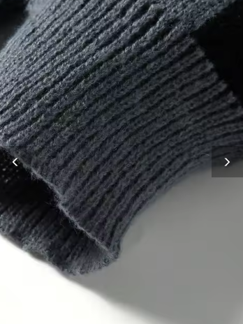 New Autumn Winter Men's Irregular Jacquard Pattern Pullover – Casual Round Neck Contrast Colour Knitted Sweater