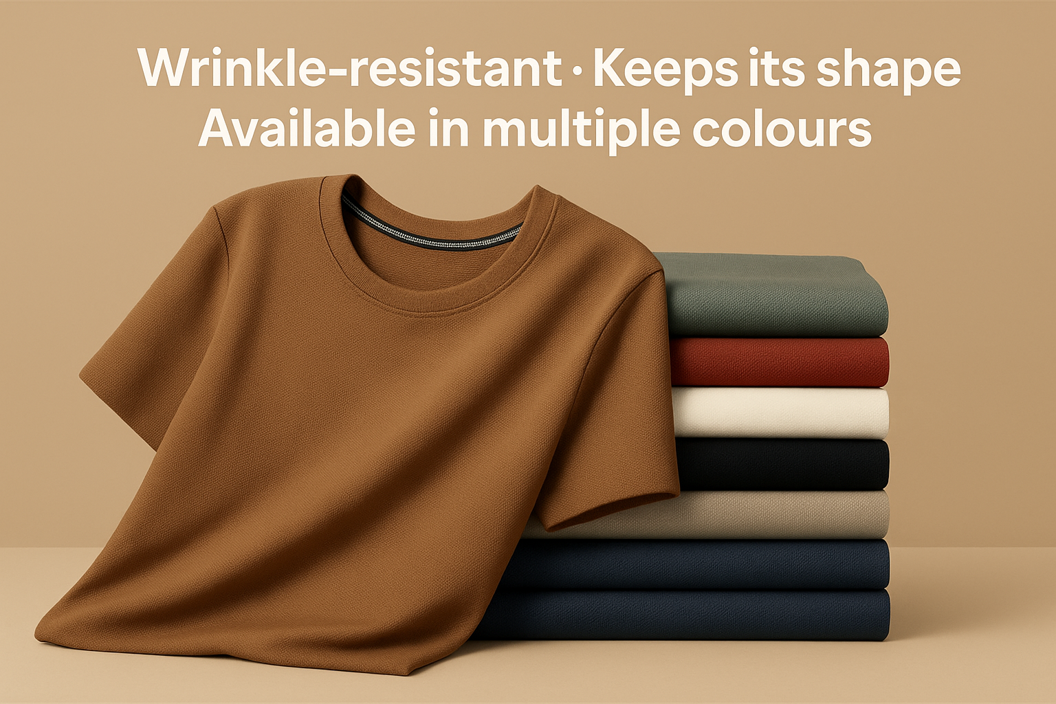 Men’s Summer Waffle Knit T-Shirt