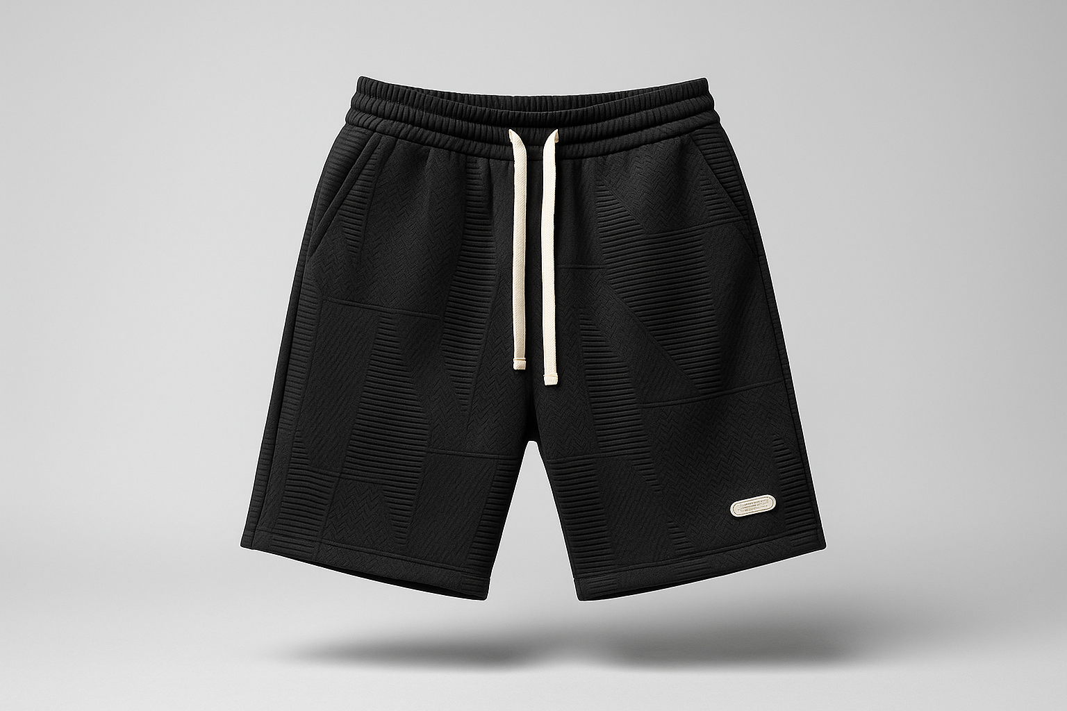 Men’s Sports Shorts – Wave Pattern Quick-Dry Gym & Summer Shorts