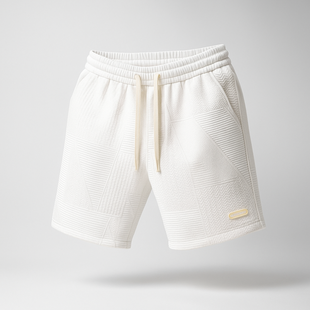 Men’s Sports Shorts – Wave Pattern Quick-Dry Gym & Summer Shorts