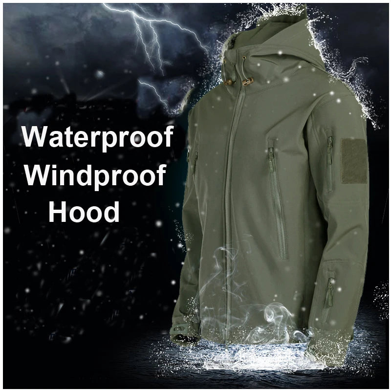 TacticalSoft™ Waterproof Jacket – For Adventure-Ready Men