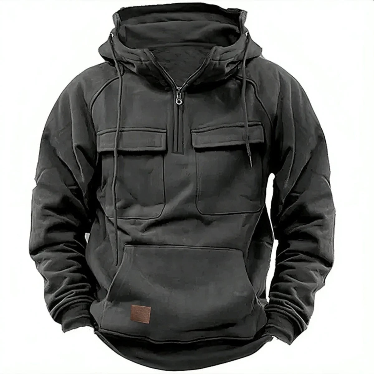 UrbanFlex™ Men’s Multi-Pocket Hoodie – Autumn/Winter Collection