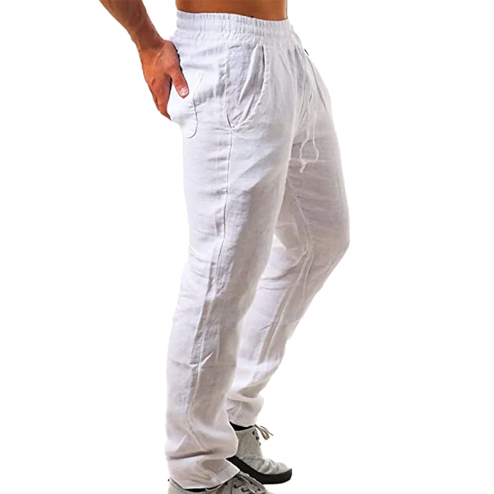 Men’s Cotton-Linen Trousers