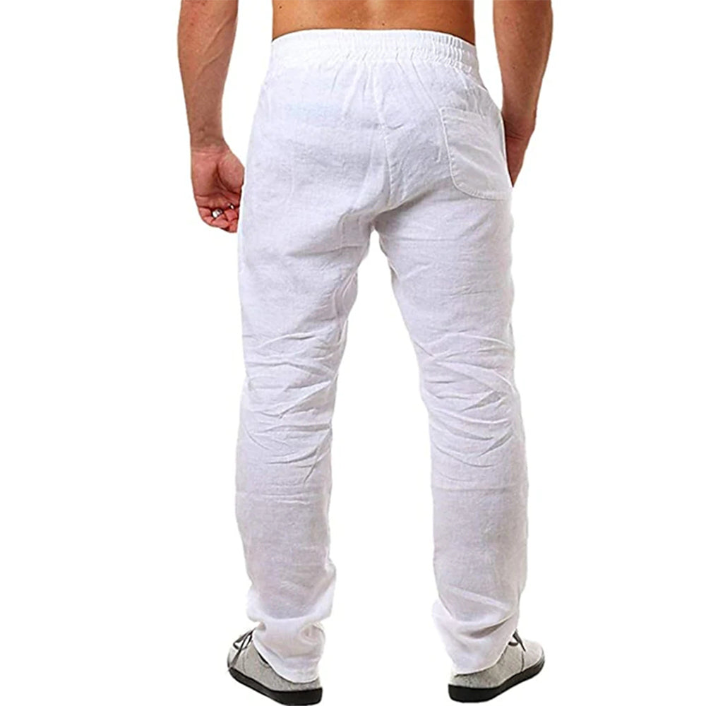 Men’s Cotton-Linen Trousers