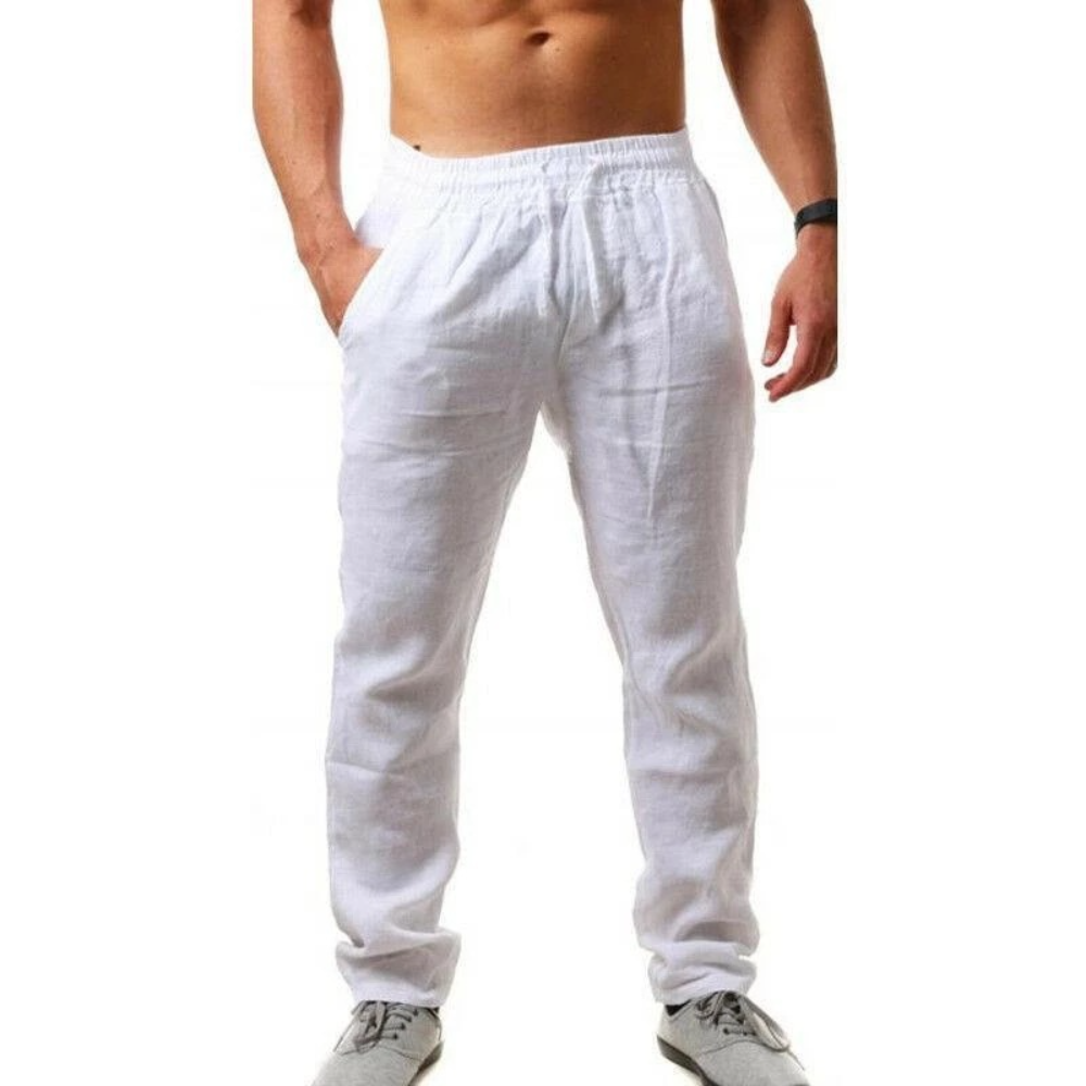 Men’s Cotton-Linen Trousers