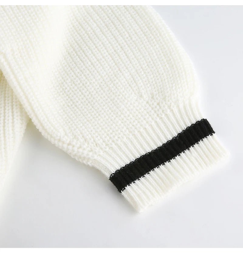 Korella™ V-Neck Knit Sweater – Effortless Autumn/Winter Style