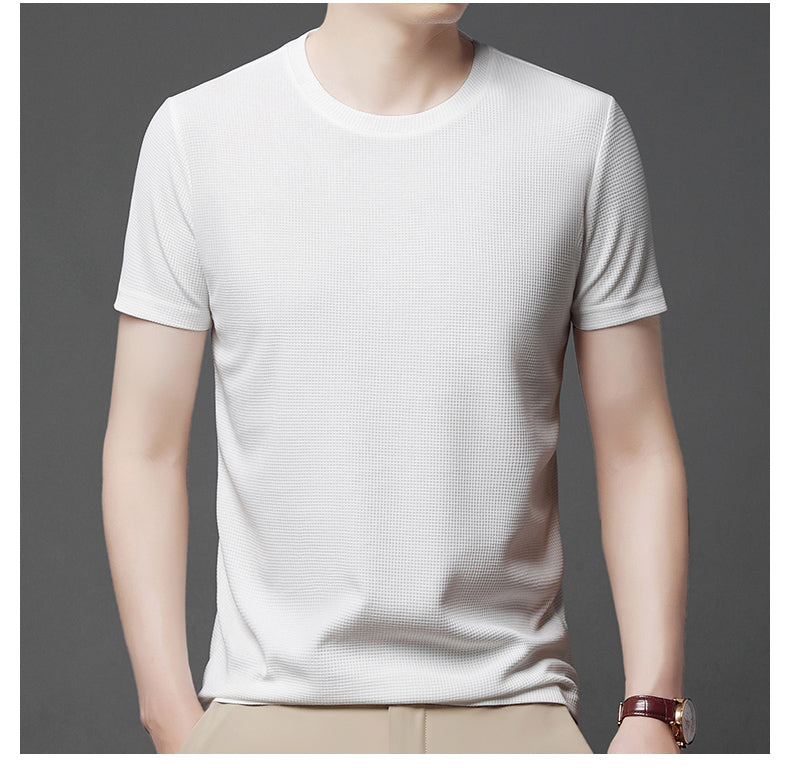 Men’s Summer Waffle Knit T-Shirt