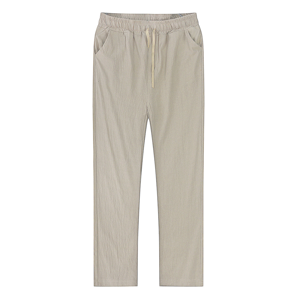 Men’s Cotton-Linen Trousers
