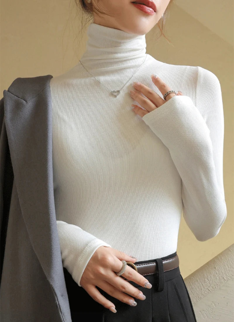 LuxeFit™ Turtleneck Sweater – Slim-Fit Autumn/Winter Knit