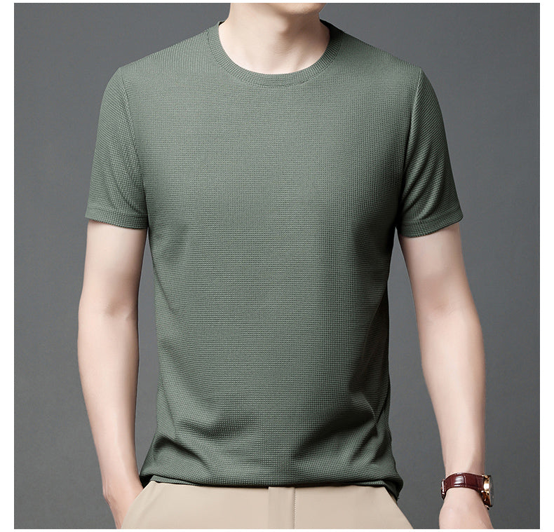 Men’s Summer Waffle Knit T-Shirt