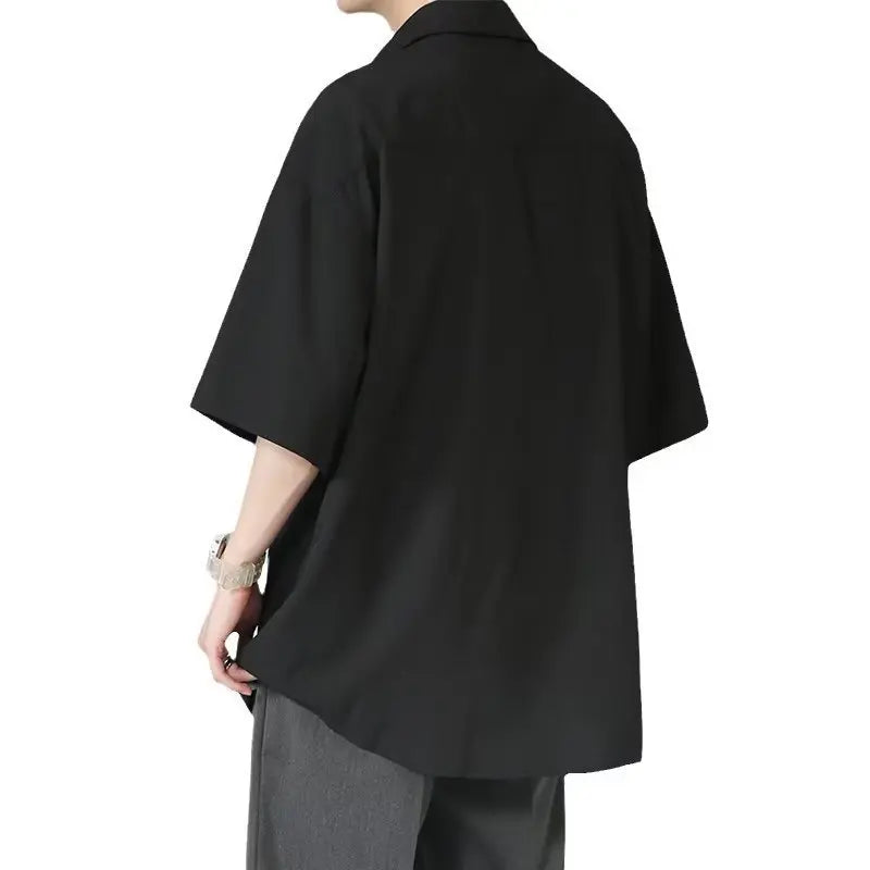 Men’s Ice Silk Short Sleeve Shirt