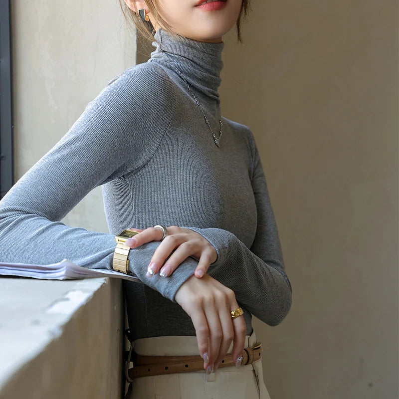LuxeFit™ Turtleneck Sweater – Slim-Fit Autumn/Winter Knit