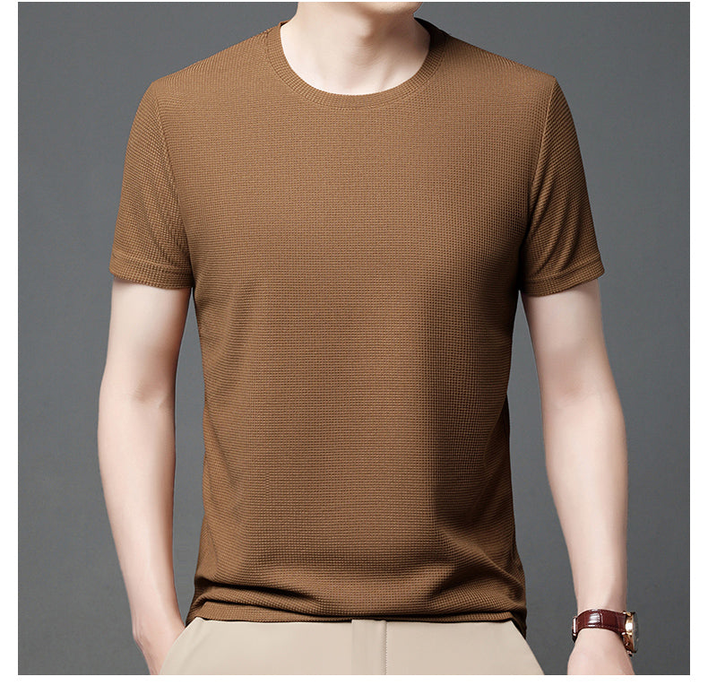 Men’s Summer Waffle Knit T-Shirt
